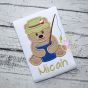 Fishing Bear 2 Applique | Machine Embroidery Designs by JuJu