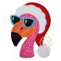 Flamingo Santa Hat Applique | Machine Embroidery Designs by JuJu