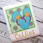 Flip Flop Box Applique | Machine Embroidery Designs by JuJu