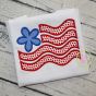 Flower Flag Applique | Machine Embroidery Designs by JuJu