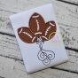 Football Balloons Applique | Machine Embroidery Designs by JuJu