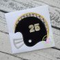 Football Helmet Side Applique | Machine Embroidery Designs by JuJu