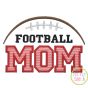 Football Mom Applique | Machine Embroidery Designs by JuJu