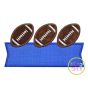 Football Trio Banner Applique Design | Machine Embroidery Designs by JuJu
