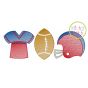 Football Trio Sketch Embroidery | Machine Embroidery Designs by JuJu