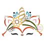 Fox Unicorn Horn Embroidery | Machine Embroidery Designs by JuJu