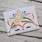 Fox Unicorn Horn Embroidery | Machine Embroidery Designs by JuJu