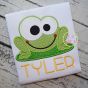 Frog Boy Applique | Machine Embroidery Designs by JuJu