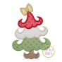 Funky Curly Tree Applique | Machine Embroidery Designs by JuJu
