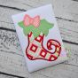Funky Girl Stocking Applique | Machine Embroidery Designs by JuJu