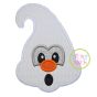 Ghost Face Boy Applique | Machine Embroidery Designs by JuJu