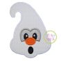 Ghost Face Boy Applique | Machine Embroidery Designs by JuJu