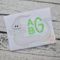 Ghost Frame Sketch Embroidery | Machine Embroidery Designs by JuJu