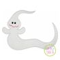Ghost Frame Sketch Embroidery | Machine Embroidery Designs by JuJu