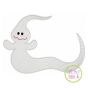 Ghost Frame Sketch Embroidery | Machine Embroidery Designs by JuJu