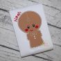 Fancy Gingerbread Boy Applique | Machine Embroidery Designs by JuJu
