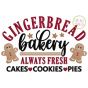 Gingerbread Bakery Always Fresh Embroidery | Machine Embroidery Designs by JuJu