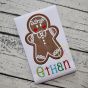 Gingerbread Cookie Boy Applique | Machine Embroidery Designs by JuJu