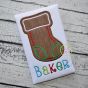 Gingerbread Cookie Stocking Applique | Machine Embroidery Designs by JuJu