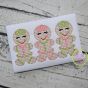 Gingerbread Girl Trio Motif Embroidery | Machine Embroidery Designs by JuJu