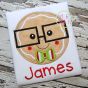 Gingerbread Glasses Boy Applique | Machine Embroidery Designs by JuJu
