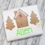 Gingerbread House Trees Trio Sketch | Machine Embroidery Designs by JuJu