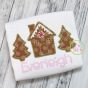 Gingerbread House Trees Trio Zig Zag Applique | Machine Embroidery Designs by JuJu