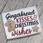 Gingerbread Kisses and Christmas Wishes Embroidery | Machine Embroidery Designs by JuJu