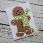 Gingerbread Man Scarf Applique | Machine Embroidery Designs by JuJu