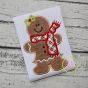 Gingerbread Girl Scarf Applique | Machine Embroidery Designs by JuJu