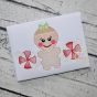 Gingerbread Trio Girl Sketch Embroidery | Machine Embroidery Designs by JuJu