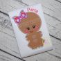 Fancy Gingerbread Girl Applique | Machine Embroidery Designs by JuJu