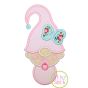 Gnome Baby Girl Applique Design | Machine Embroidery Designs by JuJu