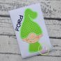 Gnome Little Boy Applique Design | Machine Embroidery Designs by JuJu