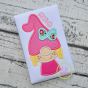 Gnome Little Girl Applique Design | Machine Embroidery Designs by JuJu