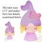 Gnome Little Girl Sketch | Machine Embroidery Designs by JuJu