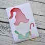Gnome with Candy Cane Sketch Embroidery | Machine Embroidery Designs by JuJu