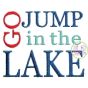 Go Jump in the Lake Embroidery | Machine Embroidery Designs by JuJu