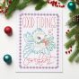 Christmas Greeting Cards 20 | Machine Embroidery Designs by JuJu