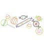 Halloween Candy Border Bean Embroidery | Machine Embroidery Designs by JuJu