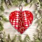 ITH Crazy Patch Ornament Heart | Machine Embroidery Designs by JuJu