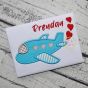 Heart Airplane Applique | Machine Embroidery Designs by JuJu