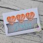 Heart Basketball Trio Banner Sketch Embroidery Design | Machine Embroidery Designs by JuJu