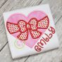 Heart Big Bow Applique | Machine Embroidery Designs by JuJu