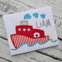 Heart Boat Applique | Machine Embroidery Designs by JuJu