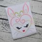 Heart Bunny Face Embroidery | Machine Embroidery Designs by JuJu