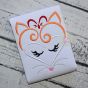Heart Fox Face Embroidery | Machine Embroidery Designs by JuJu