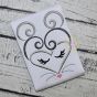 Heart Mouse Face Embroidery | Machine Embroidery Designs by JuJu