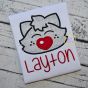 Heart Nose Kitty Boy Applique | Machine Embroidery Designs by JuJu