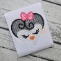 Heart Penguin Face Applique | Machine Embroidery Designs by JuJu